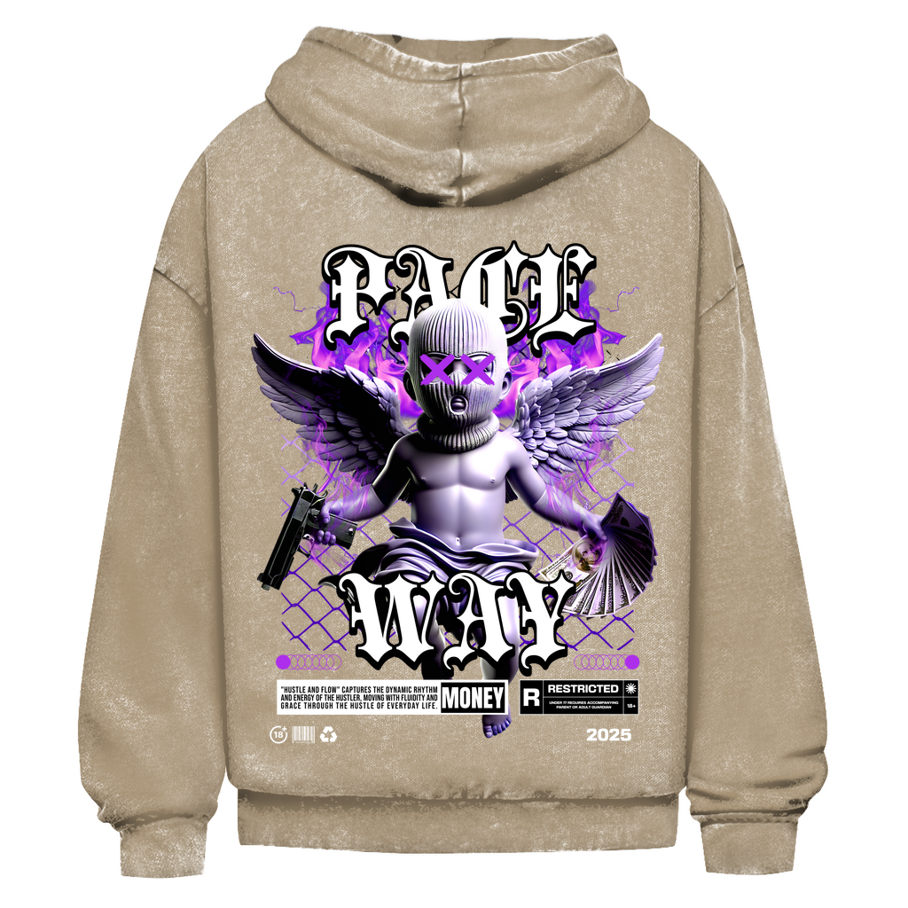 Oversize Washed Hustle