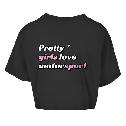 Oversize Crop Top Pretty Girl