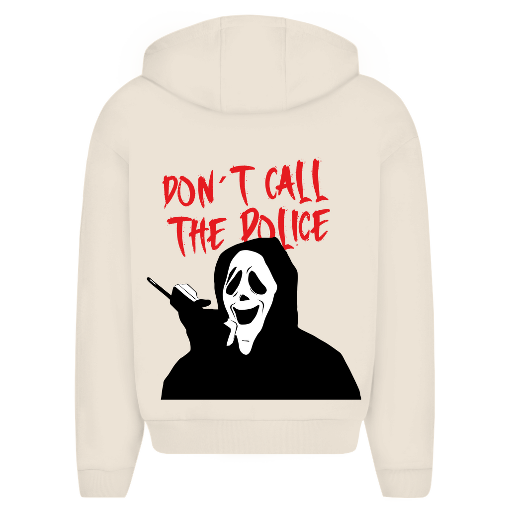 Oversize Zipper Hoodie Don´t Call The Police