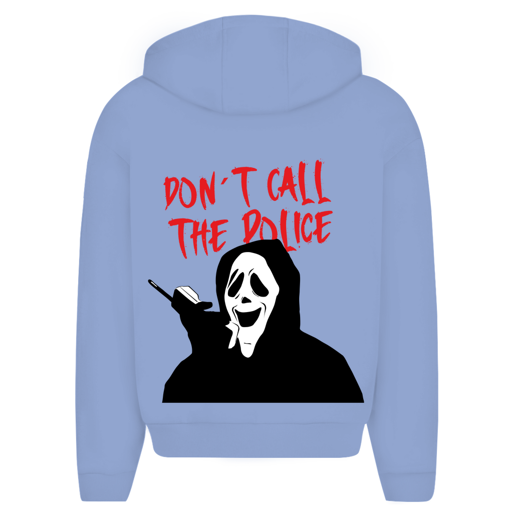 Oversize Zipper Hoodie Don´t Call The Police