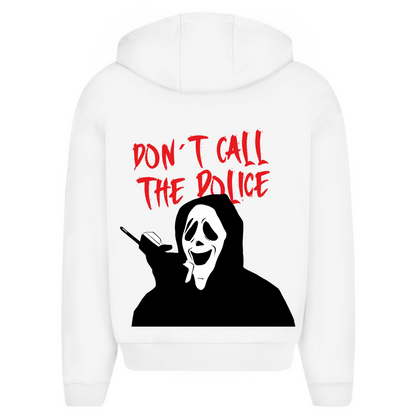 Oversize Zipper Hoodie Don´t Call The Police