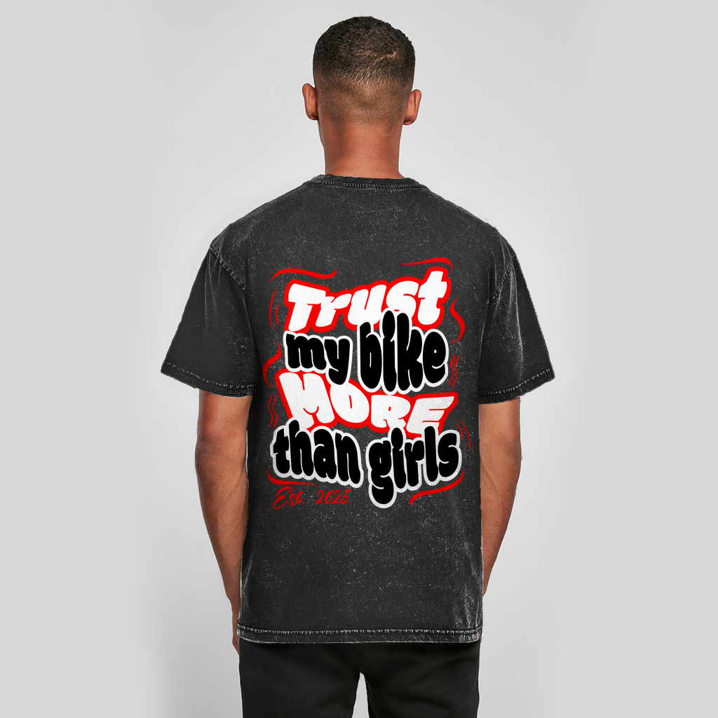 Oversize Washed T-Shirt Trust