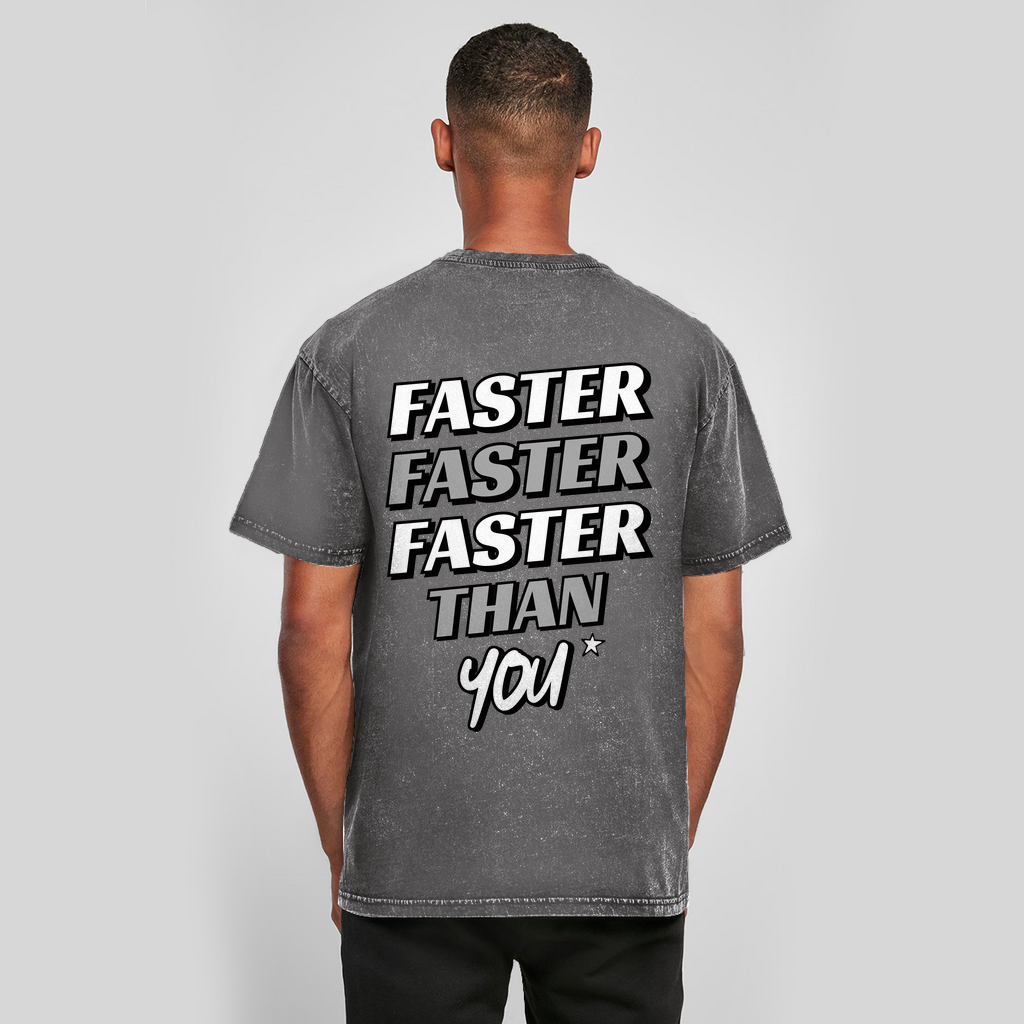 Oversize Washed T-Shirt Faster Than You